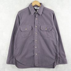 画像1: 70's Woolrich USA製 シャモアクロスシャツ  (1)