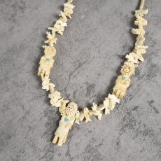 画像1: VINTAGE Zuni アニマルフェティッシュ ネックレス (1)