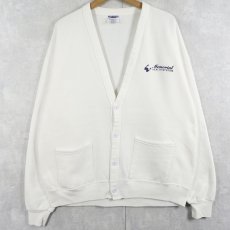 画像1: 90〜2000's JERZEES USA製 プリントスウェットカーディガン (1)