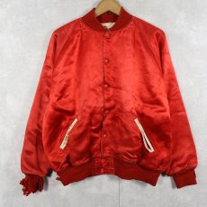 画像1: 〜70's サテンボタンスタジャン SIZE44 (1)