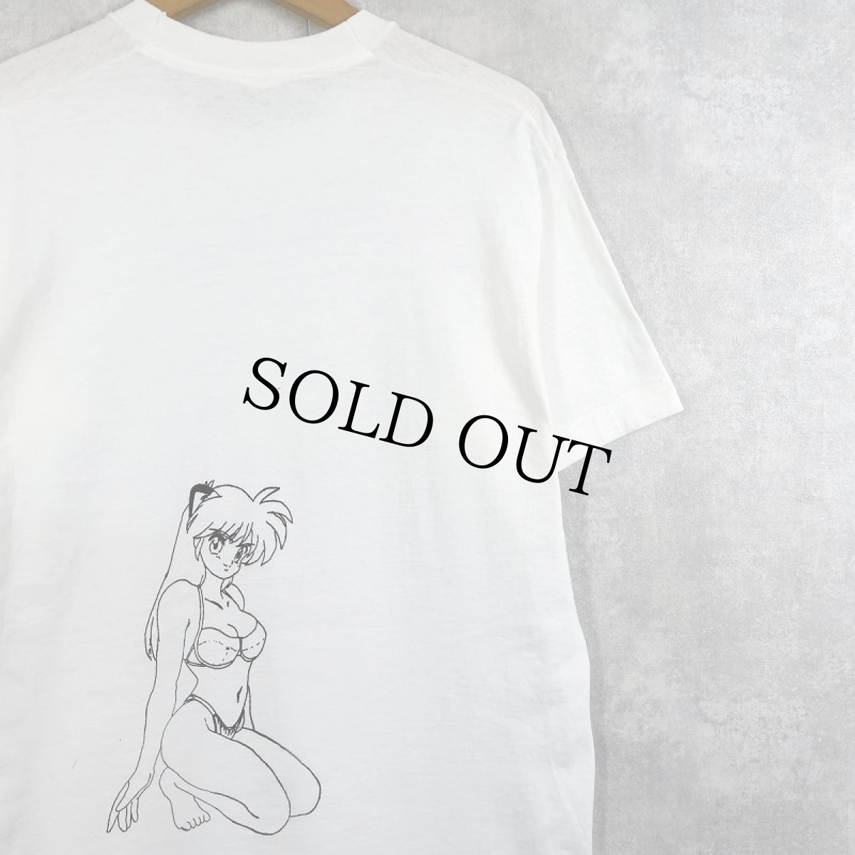 画像1: 90's USA製 キャラクタープリントTシャツ L (1)