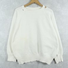 画像1: 50's 無地ラグランスウェット (1)