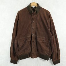 画像1: "A-1 TYPE" スエードレザージャケット L (1)