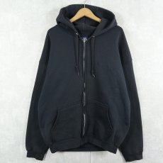 画像1: HONORS スウェットジップパーカー BLACK 2XL (1)