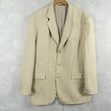画像1: 90's〜 Yves Saint-Laurent リネン テーラードジャケット (1)