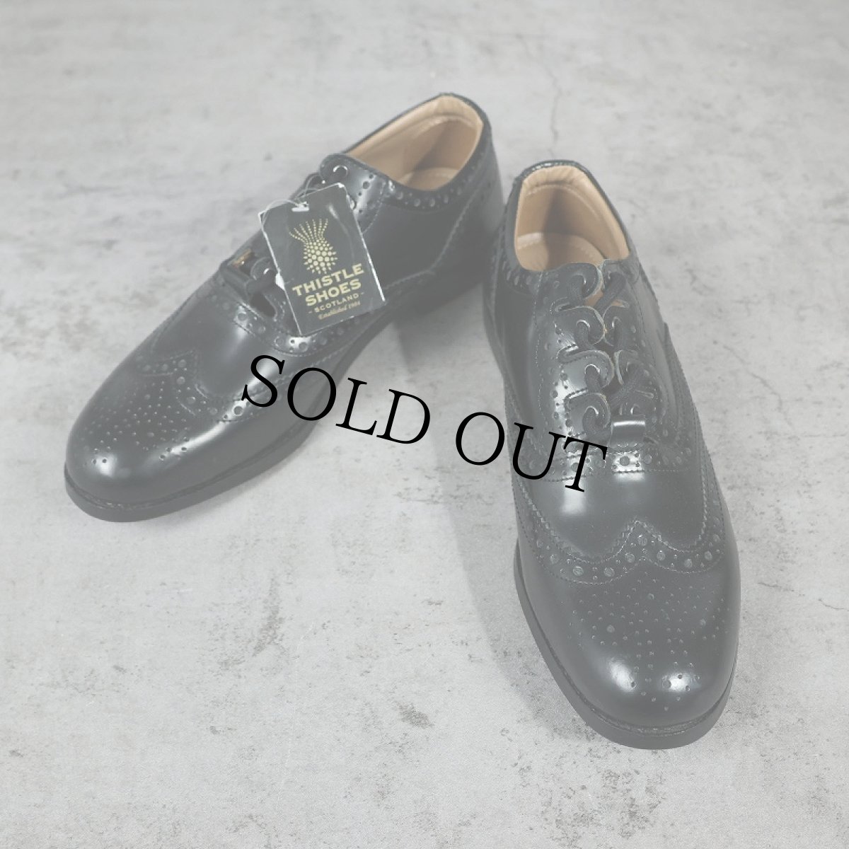 画像1: THISTLE SHOES SCOTLAND レザーギリーシューズ タグ付き未使用 28.5cm (1)