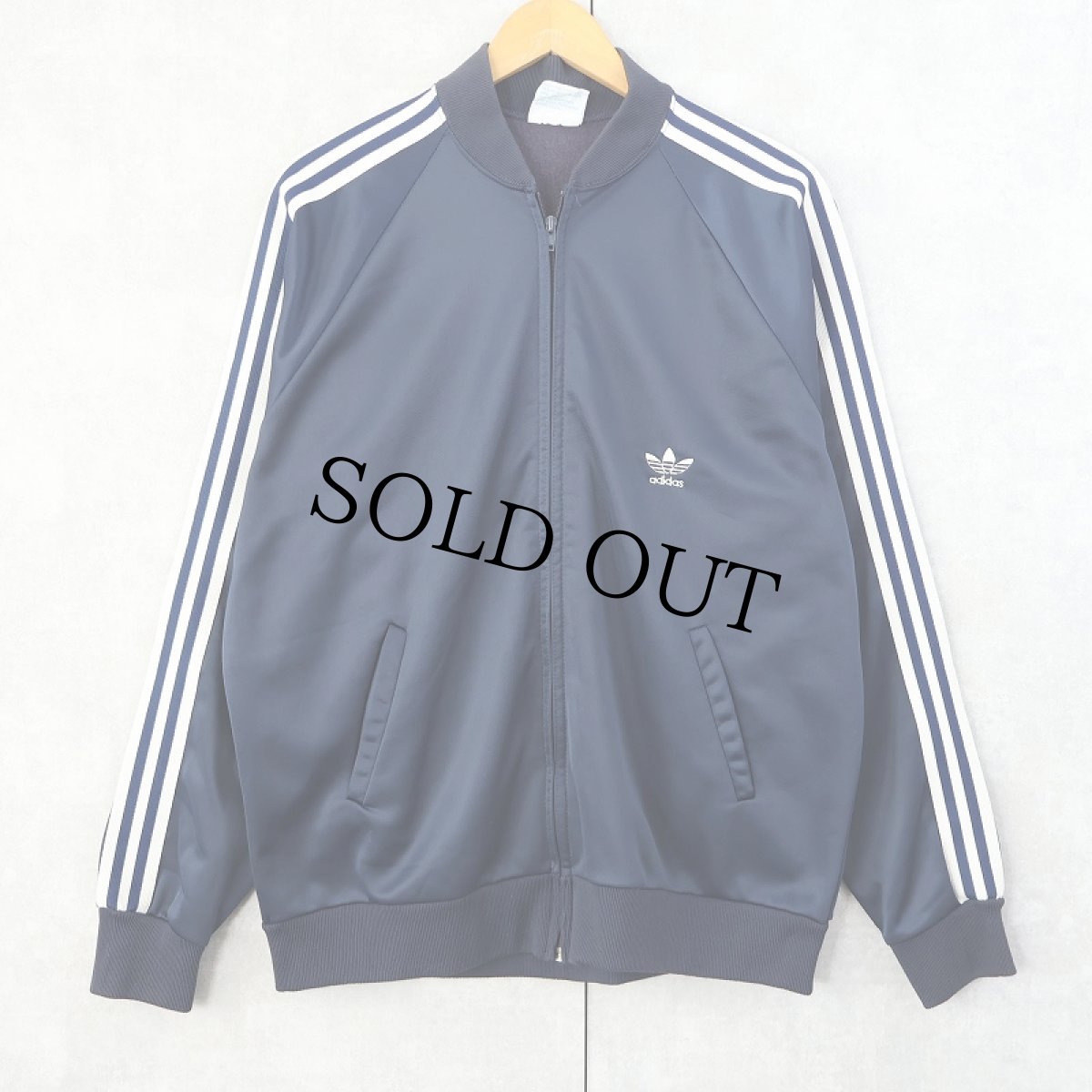 画像1: 80's adidas USA製 ATP トラックジャケット NAVY (1)
