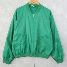画像1: 70〜80's CHEMISE LACOSTE FRANCE製 ロゴワッペン ジップジャケット SIZE4 (1)
