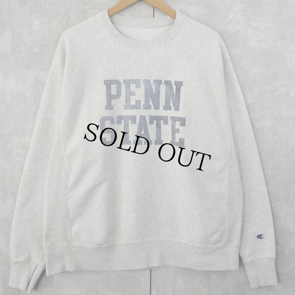 画像1: Champion REVERSE WEAVE "PENN STATE" プリントスウェット (1)