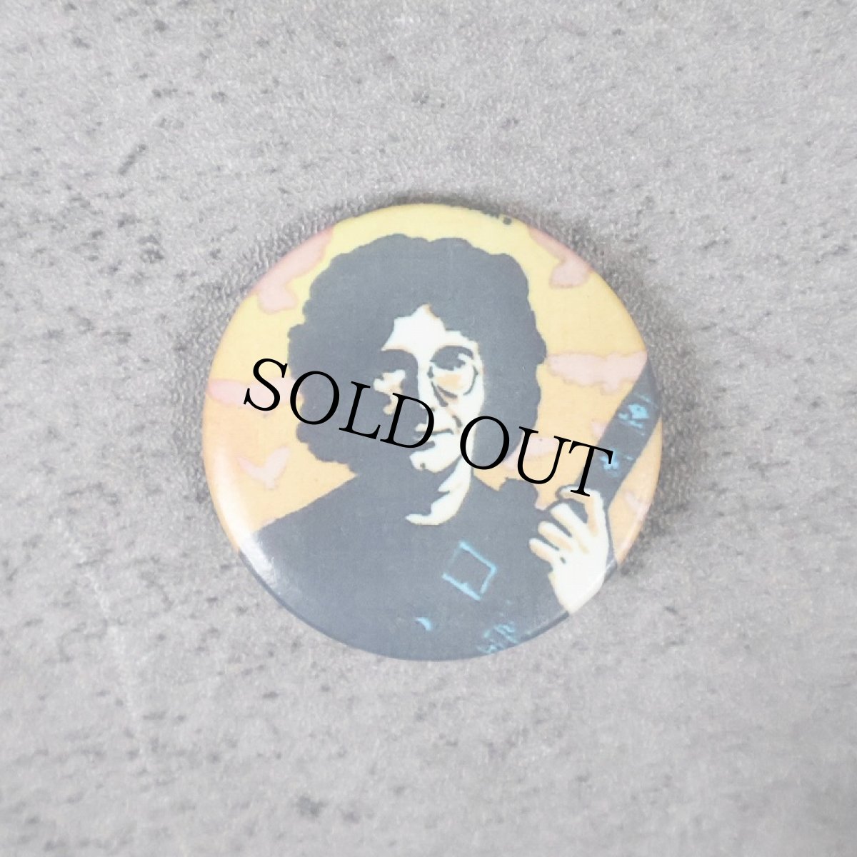 画像1: VINTAGE "Jerry Garcia" 缶バッジ (1)