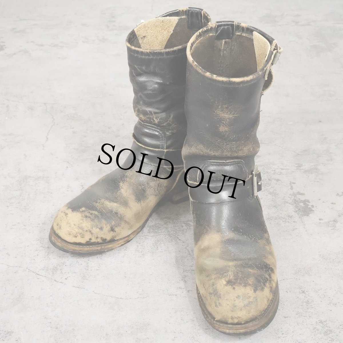 画像1: 90's RED WING USA製 エンジニアブーツ 25.5cm (1)