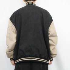画像3: 90's〜 NORTHWEST TERRITORY デニム×コットンスタジャン XL (3)