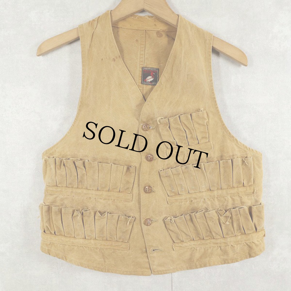 画像1: 〜50's RED HEAD ハンティングベスト (1)