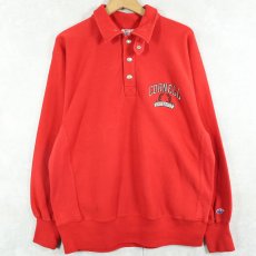 画像1: 80's Champion REVERSE WEAVE トリコタグ USA製 "CORNELL UNIVERSITY" チンスト付き プルオーバースウェット XL (1)