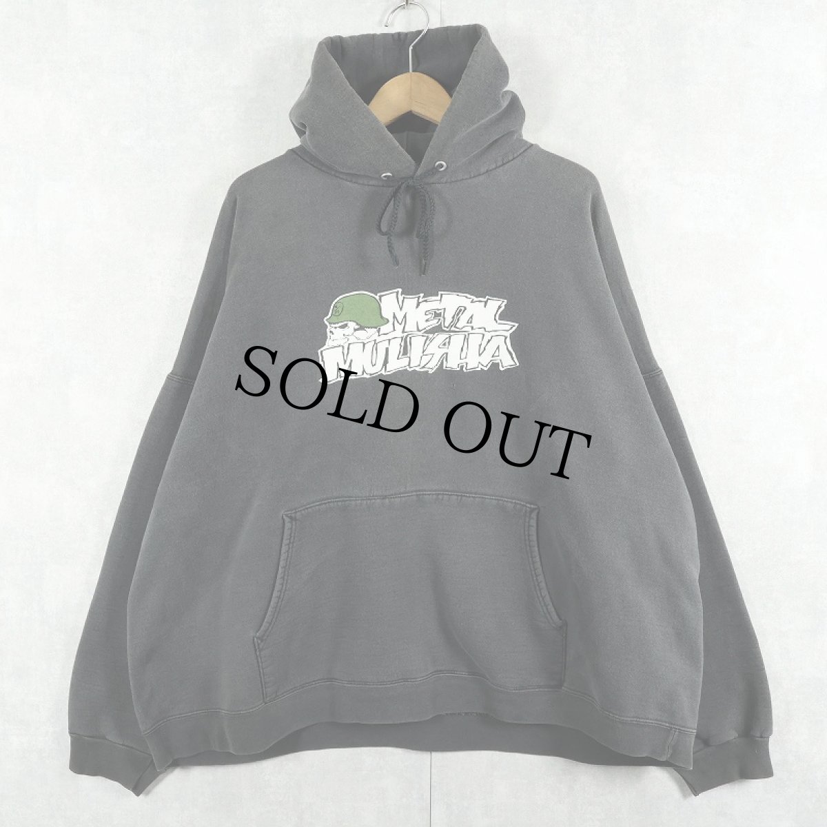 画像1: METAL MULISHA ロゴプリントスウェットフーディー XXL (1)