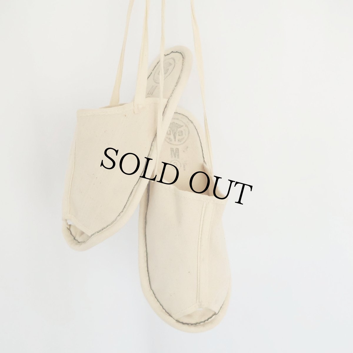 画像1: 60's U.S.ARMY メディカルスリッパ (1)