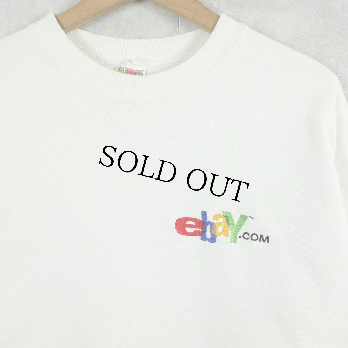 画像1: ebay オンラインマーケットプレイス ロゴ刺繍スウェット XL (1)