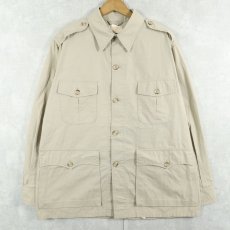 画像1: 70〜80's BROOKS BROTHERS USA製 コットンサファリジャケット size42 (1)