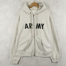 画像1: "ARMY" スウェットジップパーカー (1)