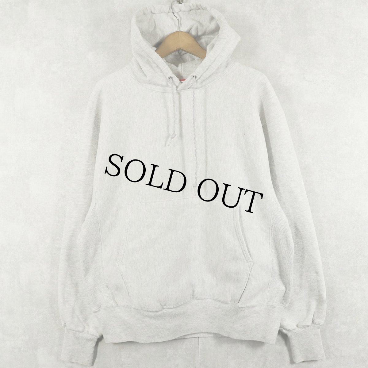 画像1: Champion REVERSE WEAVE 目無し スウェットフーディー L (1)