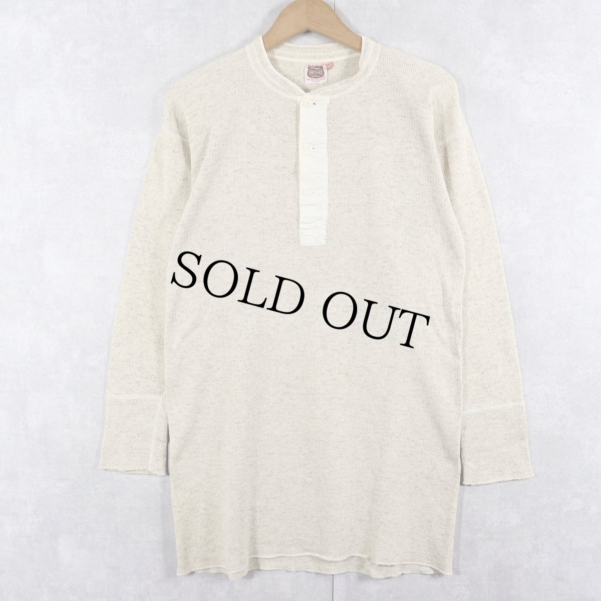 画像1: 50's BODYGARD ウール×コットンアンダーシャツ SIZE40 (1)