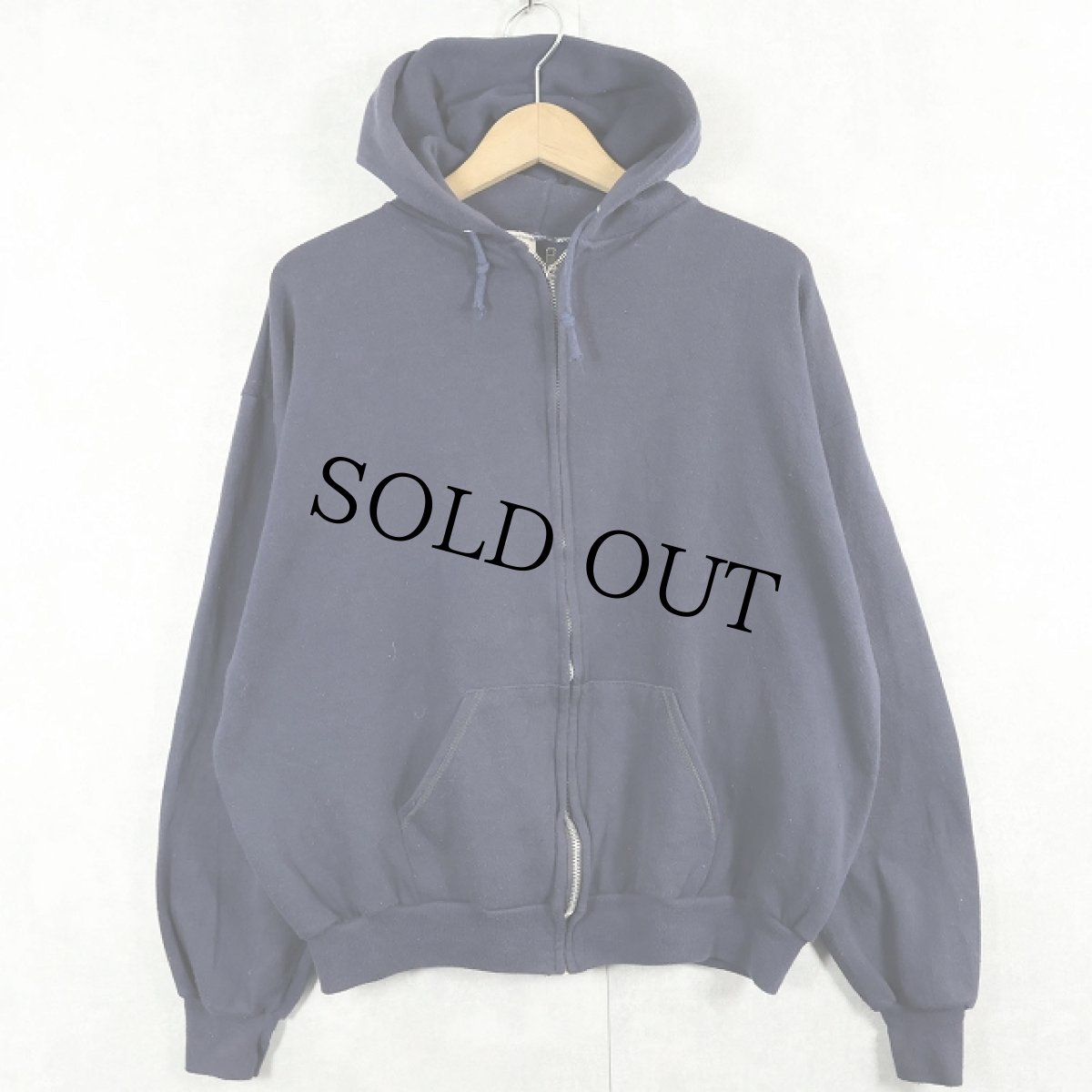 画像1: 80's Sears USA製 スウェットジップパーカー NAVY XL (1)