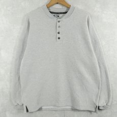画像1: 90's RUSSELL ATHLETIC USA製 ヘンリーネック 鹿の子スウェット L (1)