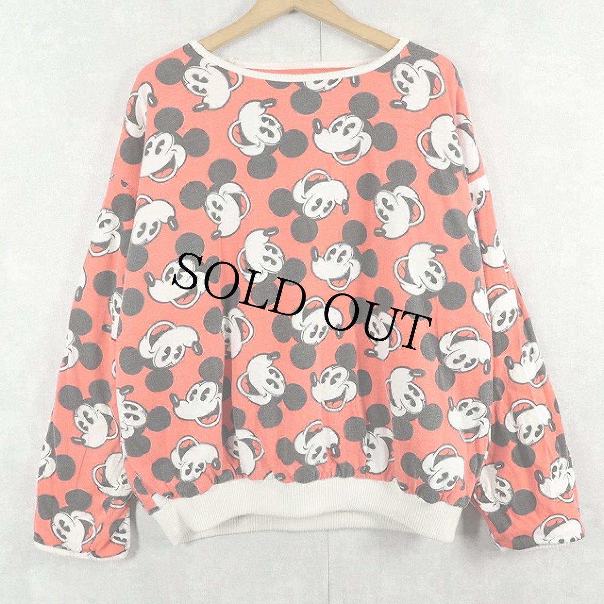 画像3: 80's〜 MICKEY MOUSE 中綿入り リバーシブルスウェット (3)