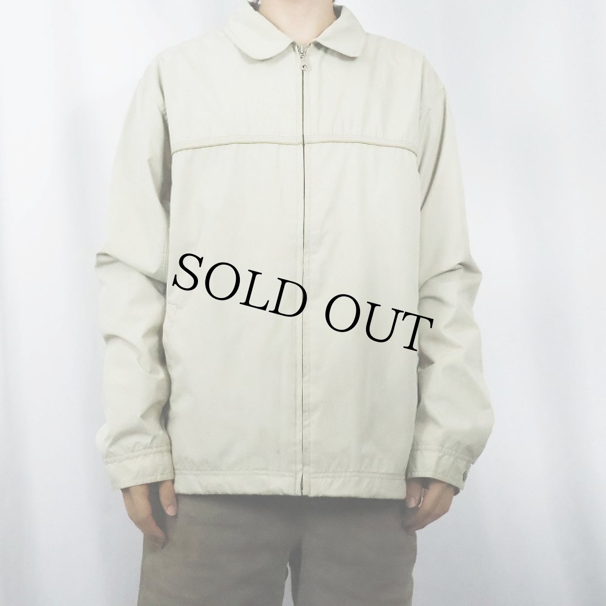 画像2: OAKLEY SOFT WARE ロゴ刺繍 ポリエステルジップジャケット M (2)