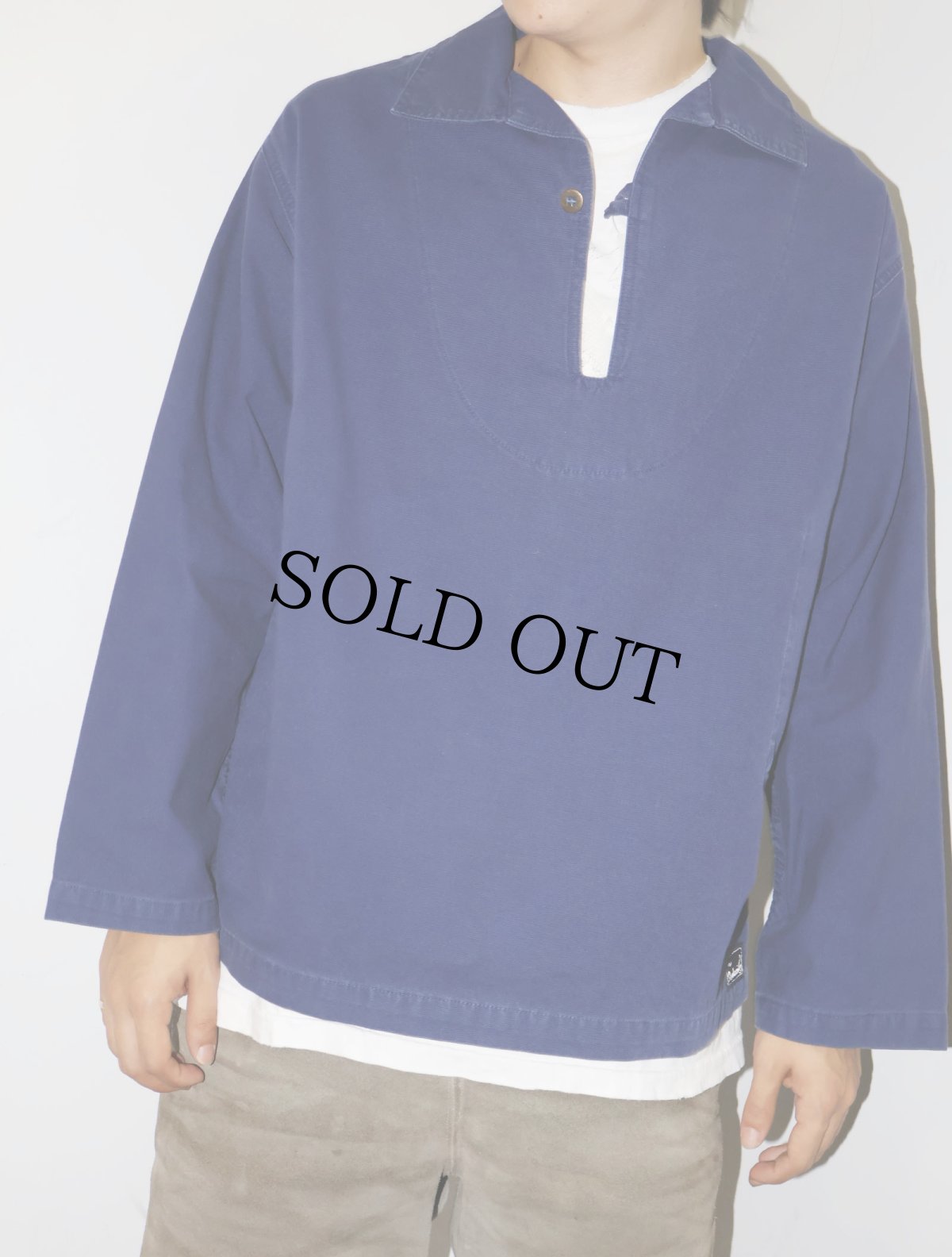 画像1: Beaudouin FRANCE製 フィッシャーマンスモック NAVY (1)