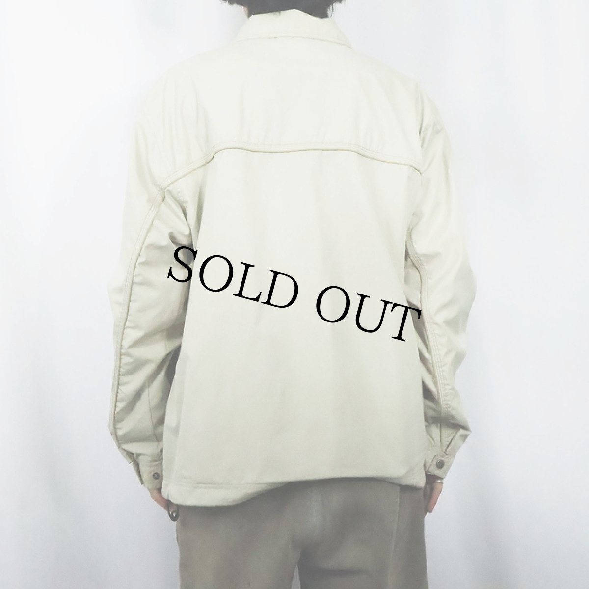 画像3: OAKLEY SOFT WARE ロゴ刺繍 ポリエステルジップジャケット M (3)