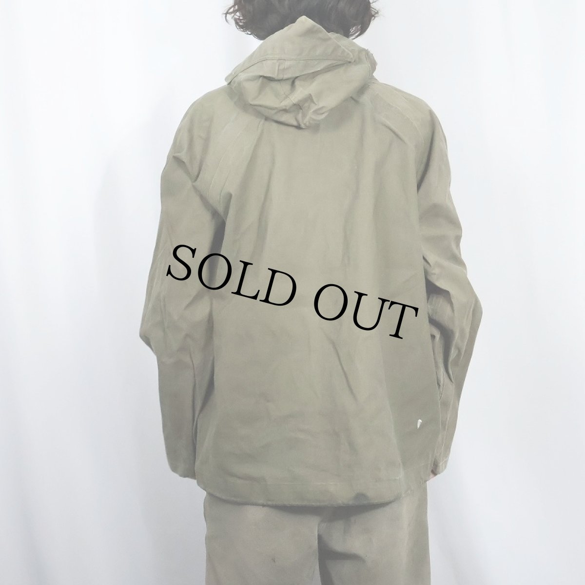 画像3: 【SALE】  60's U.S.NAVY デッキレインパーカー MEDIUM (3)