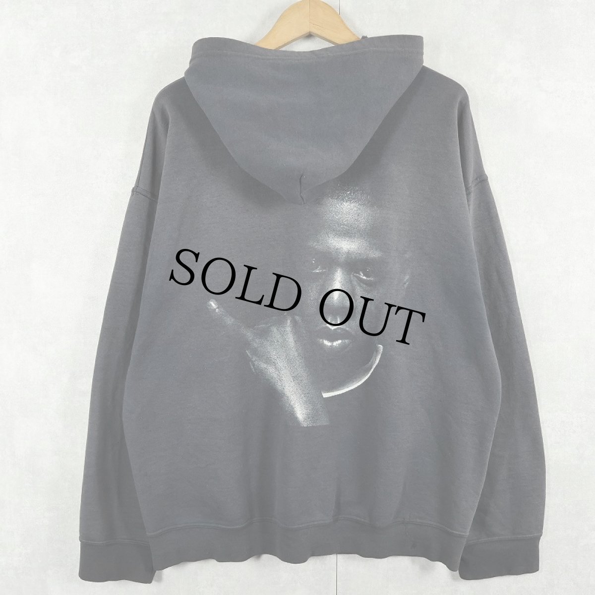 画像1: JAY-Z ヒップホップ プリントスウェットジップパーカー L (1)