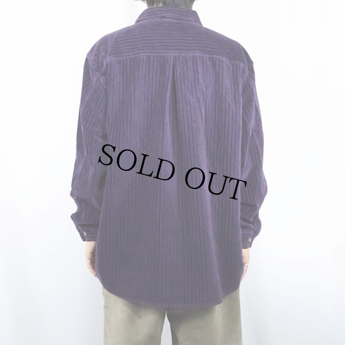 画像3: 【SALE】 90's〜 ST JOHN'S BAY コーデュロイジップシャツジャケット XL (3)