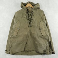 画像1: 60's U.S.NAVY デッキレインパーカー MEDIUM (1)