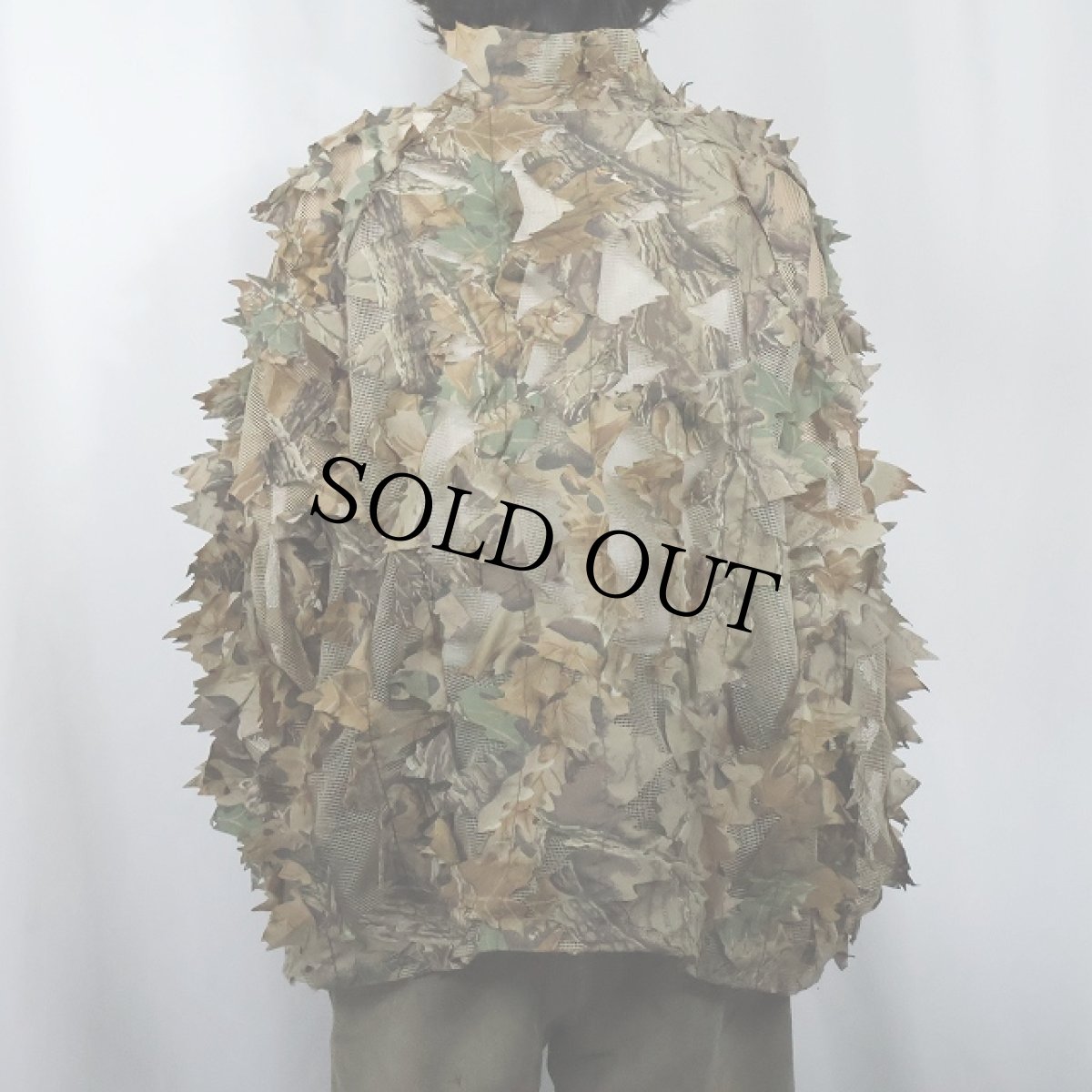 画像3: 80's GAME WINNER USA製 リアルツリーカモ柄 3Dギリージャケット XL (3)