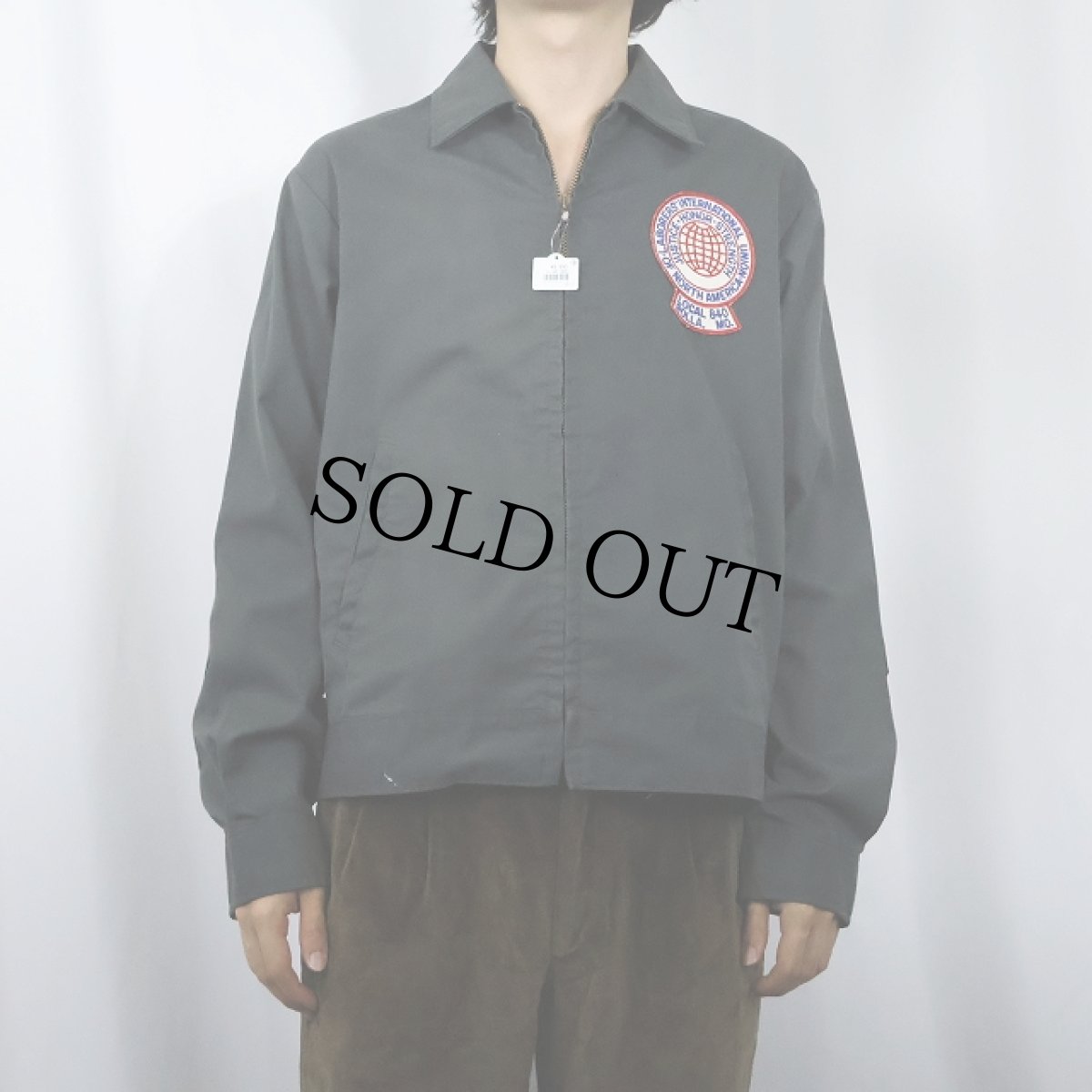 画像2: 70's Lee USA製 パッチ付き ワークジャケット  size40 (2)