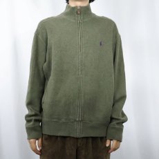 画像2: POLO Ralph Lauren スウェットジップジャケット M (2)