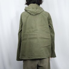 画像3: 60's U.S.NAVY デッキレインパーカー MEDIUM (3)