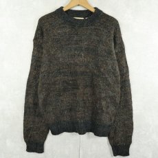 画像1: 90's ADAM SLOANE モヘアニットセーター M (1)