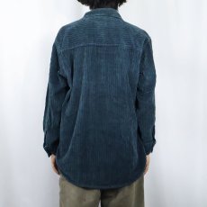 画像3: 90's〜 FADED GLORY コーデュロイジップシャツジャケット L (3)