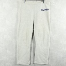 画像2: 80〜90's Champion REVERSE WEAVE USA製 トリコタグ "COLUMBIA" プリントスウェットパンツ L (2)