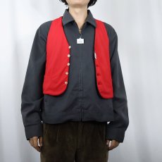 画像3: VINTAGE "Eddie's TAVERN" チェーン刺繍 ベスト (3)