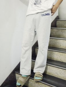 画像1: 80〜90's Champion REVERSE WEAVE USA製 トリコタグ "COLUMBIA" プリントスウェットパンツ L (1)