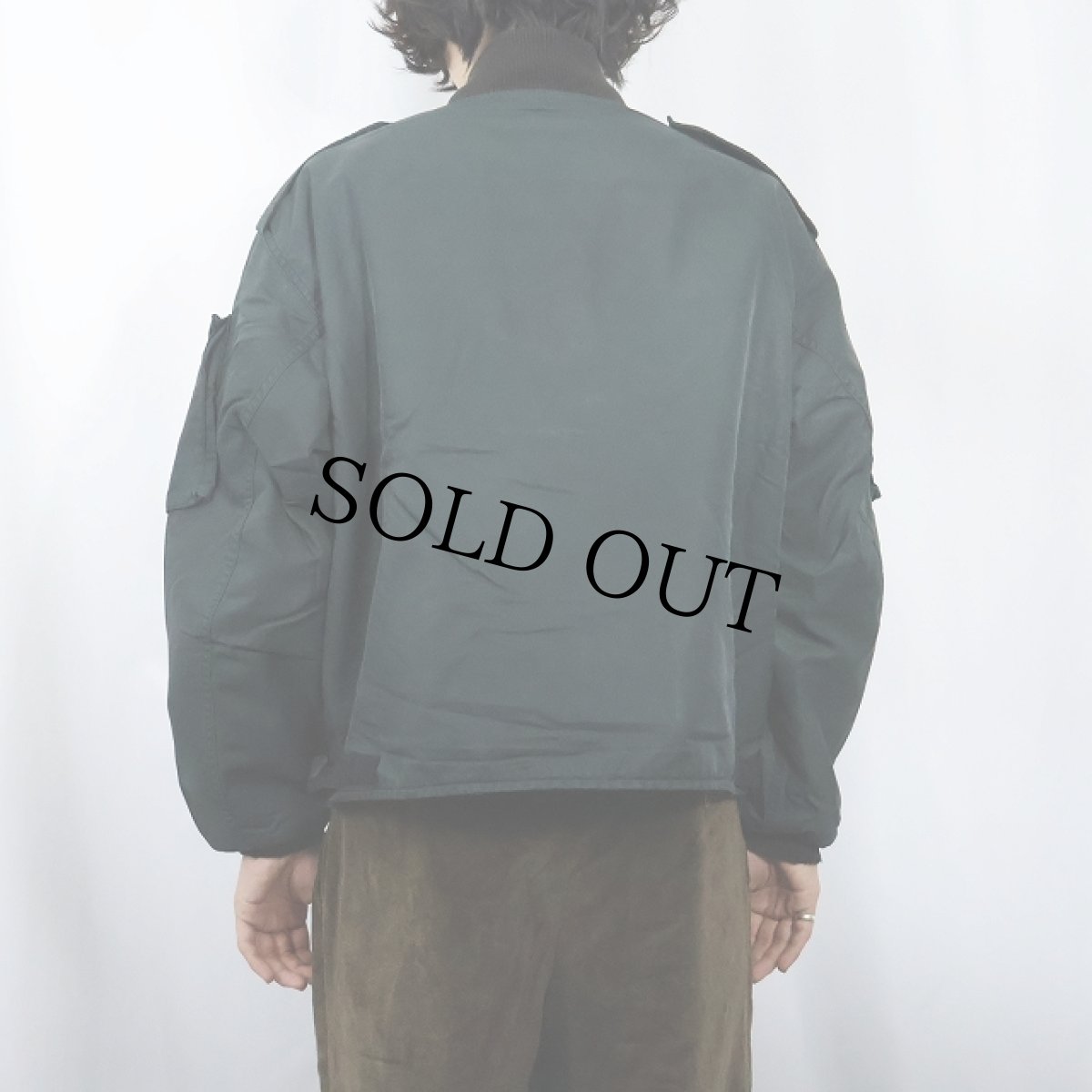 画像3: 80's ROYAL CANADIAN AIR FORCE "CAF GREEN" フライトジャケット (3)