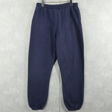 画像2: 90's RUSSELL ATHLETIC "HIGH COTTON" USA製 スウェットパンツ NAVY XL (2)