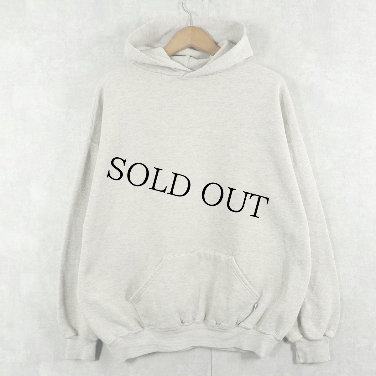 画像1: 90's RUSSELL ATHLETIC USA製 無地スウェットフーディー XXL (1)