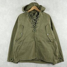 画像1: 60's U.S.NAVY デッキレインパーカー MEDIUM (1)