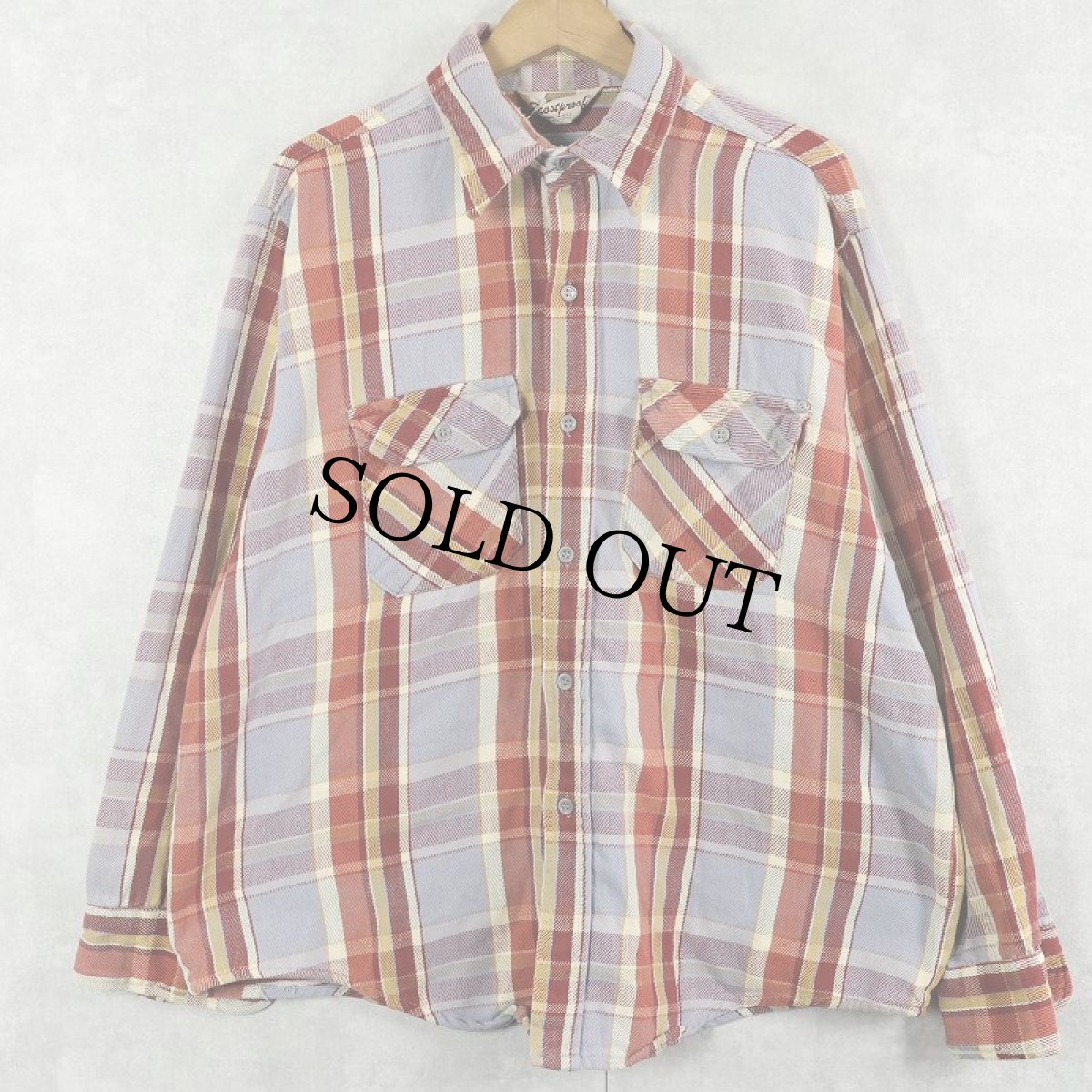 画像1: 80's Frostproof USA製 チェック柄 ヘビーネルシャツ XL (1)