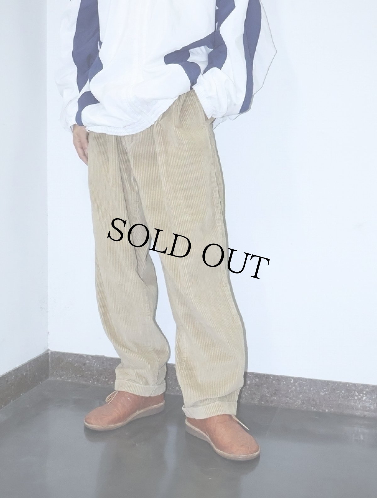 画像1: 80〜90's 2タック コーデュロイパンツ W31 (1)